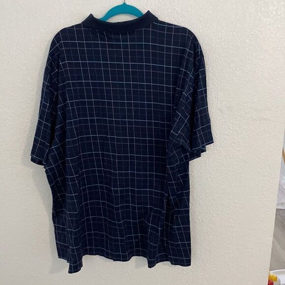 Divots- navy and white polo- Size XXL - Picture 5 of 6
